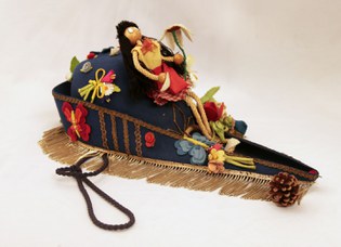 University student's bicorn hat