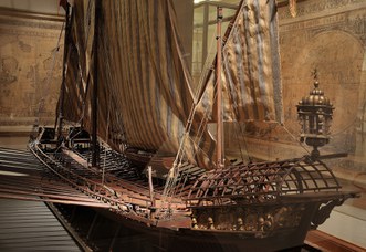 "Model of a galley of the order of Saint Stephen's Knights", end of 17th century