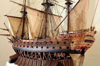"Model of the French vessel Le Bien Aimé", 1757-71