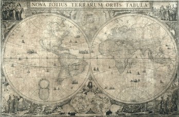 "Nova totius terrarum orbis tabula", Frederick de Wit, 1705-06 ca