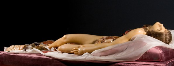Statue of a lying woman called "Venerina" (little Venus), Clemente Susini, 1782