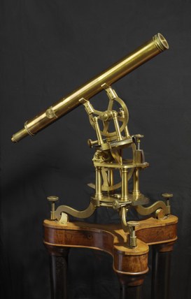 Telescope in universal mount by George Adams (London, ca. 1760-70)