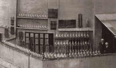 Giacomo Ciamician e Paolo Silber, 1915-1920 (Su concessione del Dipartimento di Chimica "Giacomo Ciamician" - Alma Mater Studiorum Università di Bologna)