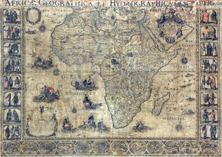 "Africae nova descriptio", Willem J. Blaeu, 1678