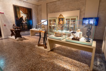 La stanza degli esperimenti di Laura Bassi (1711 - 1778) e Luigi Galvani (1737 - 1798)
