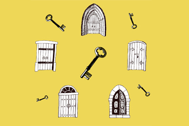 disegno chiavi porte