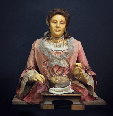 Busto in cera di Anna Morandi Manzolini