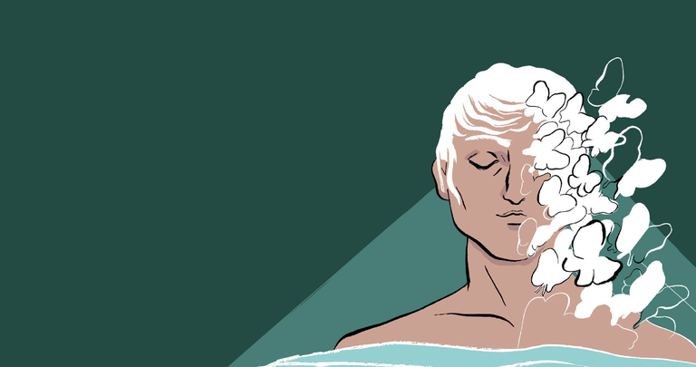 Illustrazione di un volto di uomo