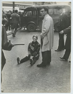 Fotografia delle contestazioni del maggio 68