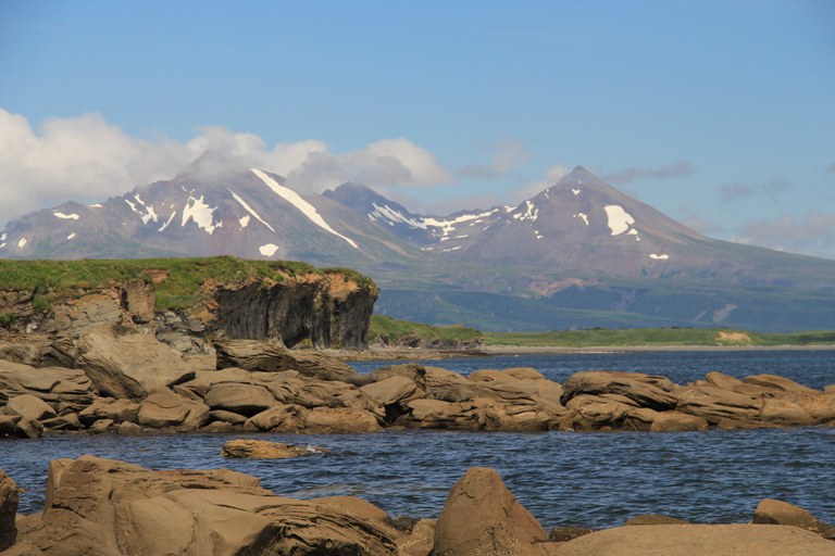 Fotografia di un paesaggio del Aniakchak National Monument, Alaska