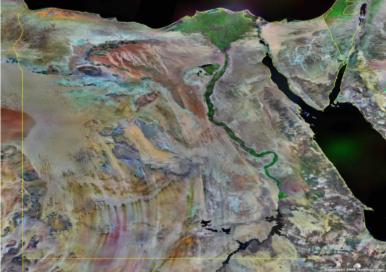 Egitto dal satellite