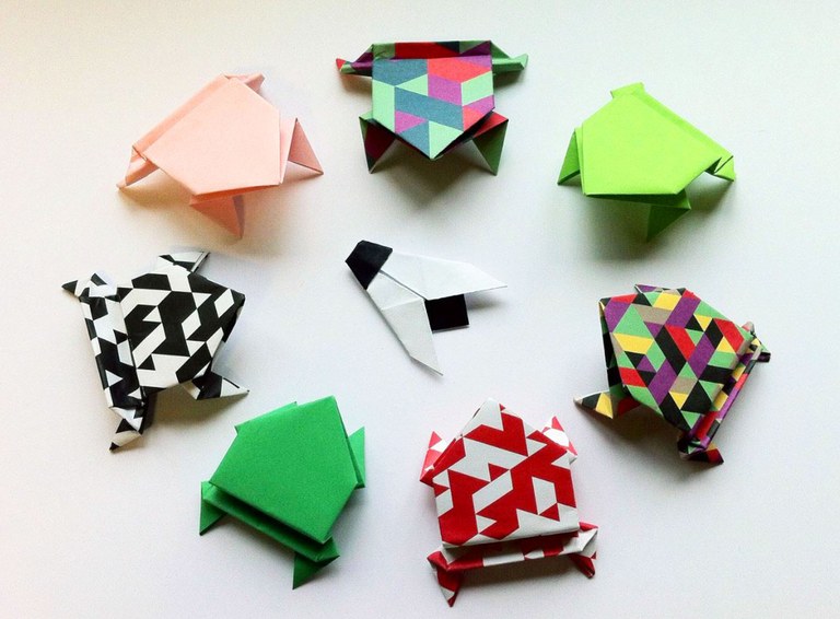 Rane in origami